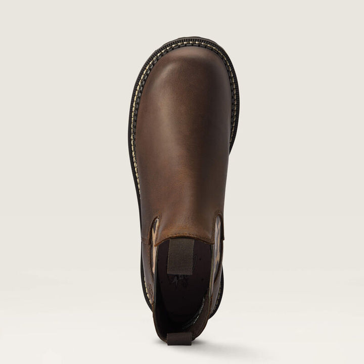 Ariat Fatbaby Leopard Print Twin Gore Chelsea Boot