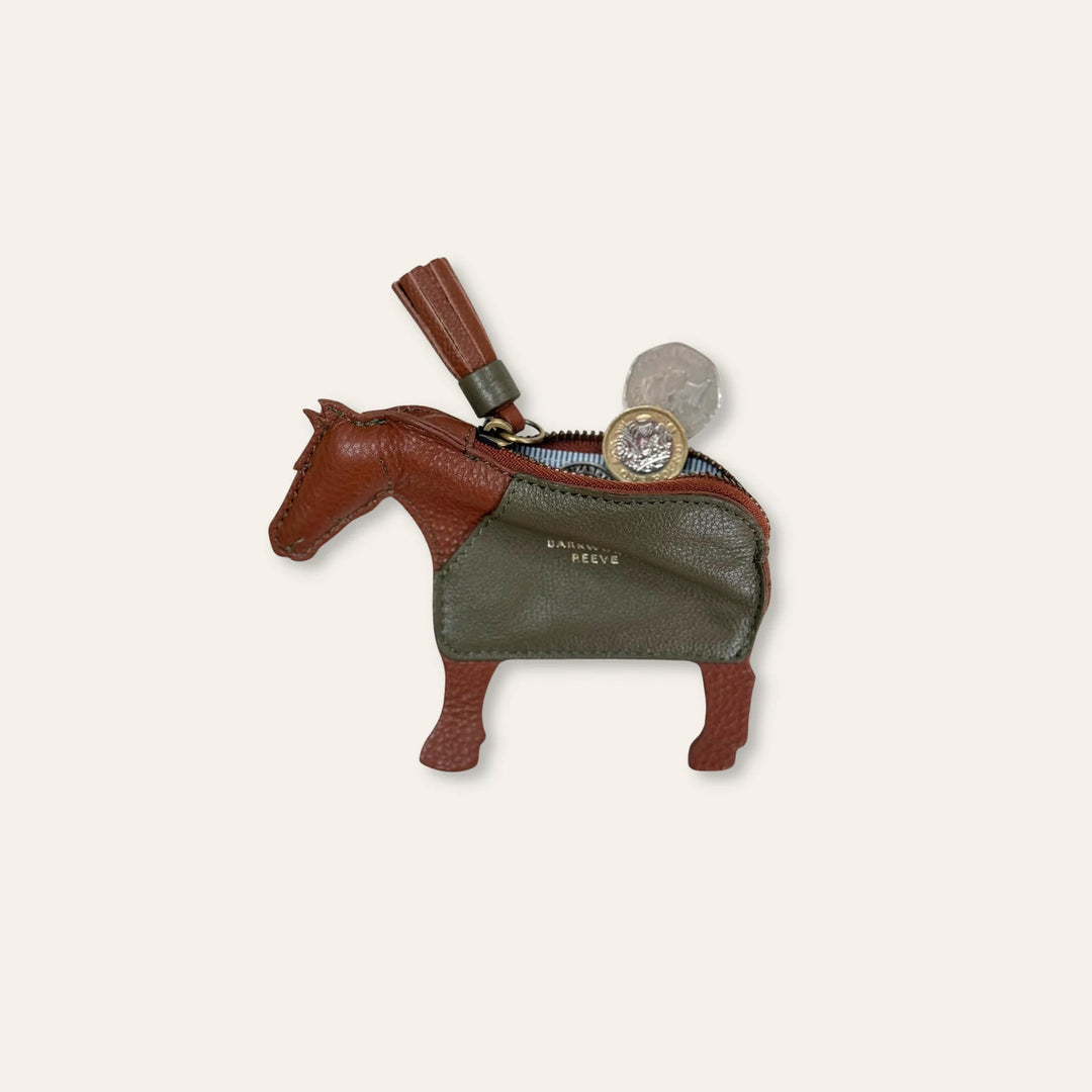 Barkworth Reeve Leather Pony Coin Purse