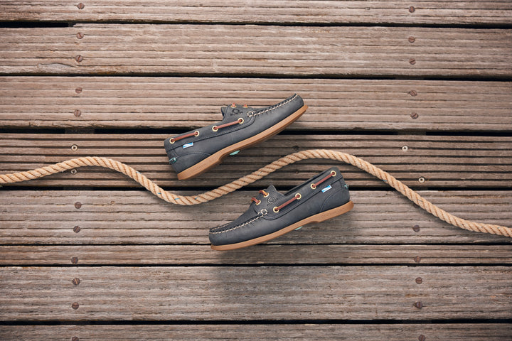 Chatham Men's Deck II G2 Boat Shoes Blue