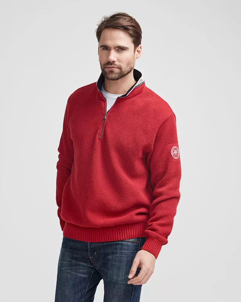 Holebrook Men's Classic WP Windproof Sweater Red – BFR Equestrian