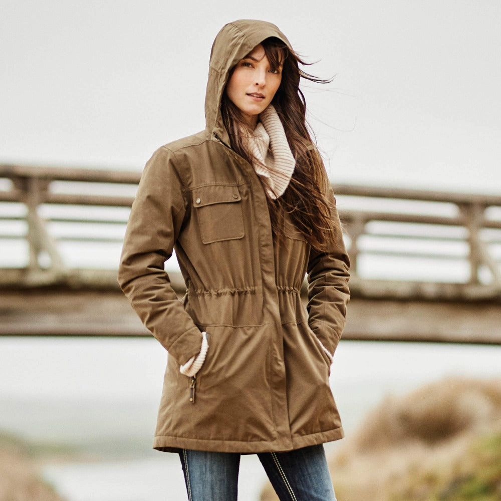 Womens parka jacket waterproof on sale