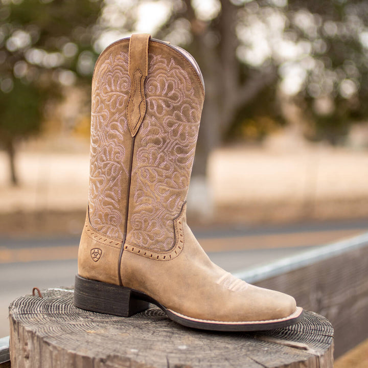 Ariat Round Up Remuda Wide Square Toe Western Boot