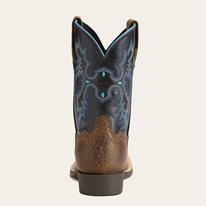 Ariat Junior Tombstone Wide Square Toe Western Boot