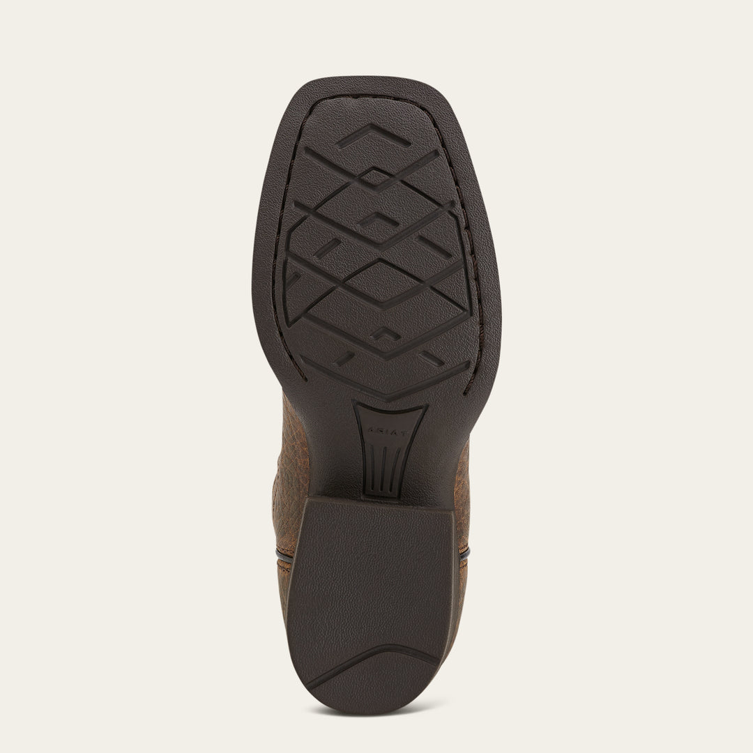 Ariat Junior Tombstone Wide Square Toe Western Boot