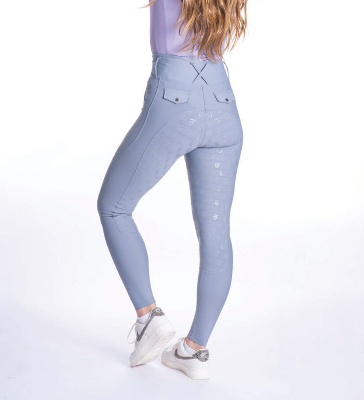Blackfort Ash Grey & Silver Riding Breggings