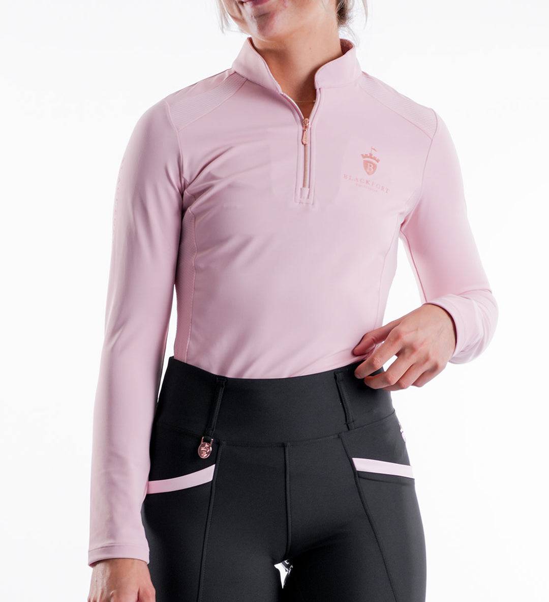 Blackfort Blush Pink Mesh Base Layer - Short Sleeve