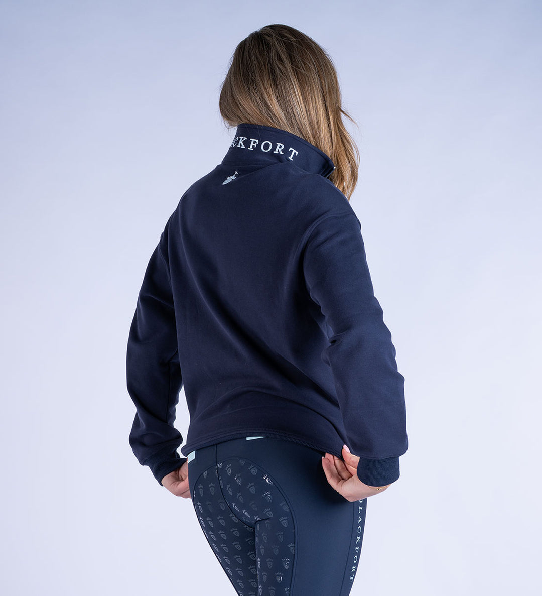 Blackfort Ruby Quarter Zip Navy & Sky