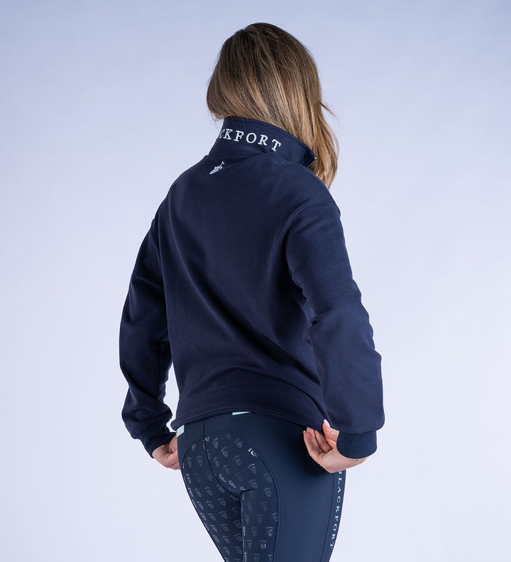 Blackfort Ruby Quarter Zip Navy & Sky