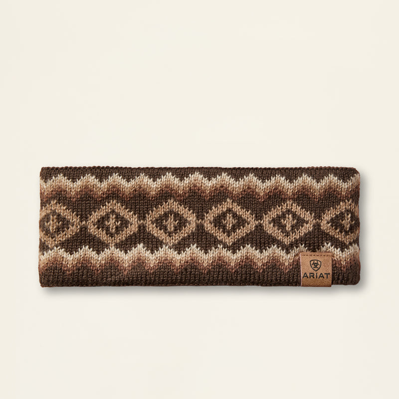 Ariat Women's Bristol Headband - Chocolate Brown