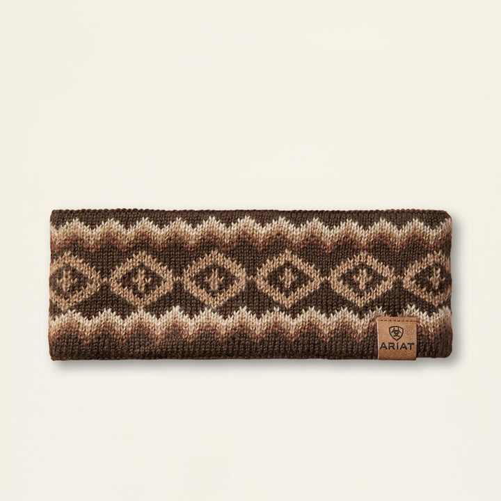 Ariat Women's Bristol Headband - Chocolate Brown