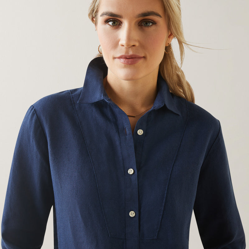 Ariat Women's Cazadero Blouse Navy