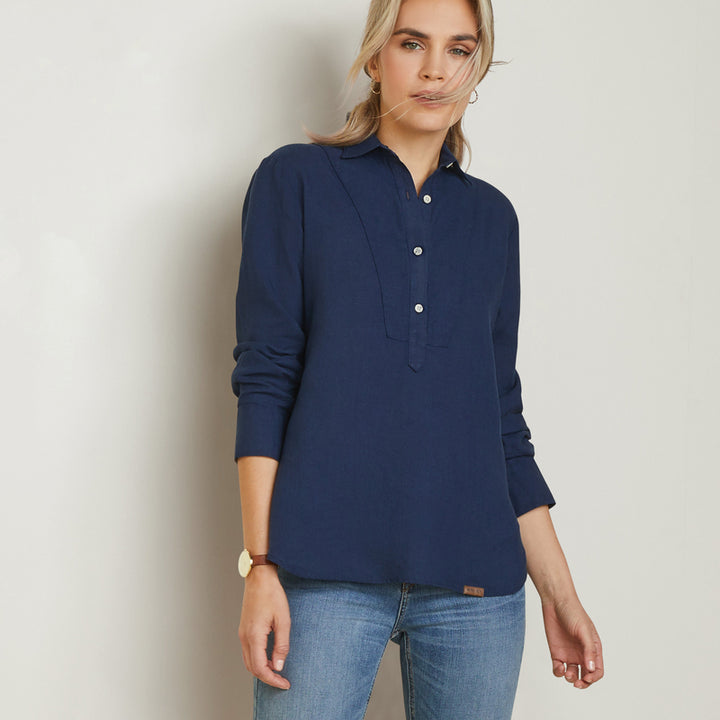 Ariat Women's Cazadero Blouse Navy