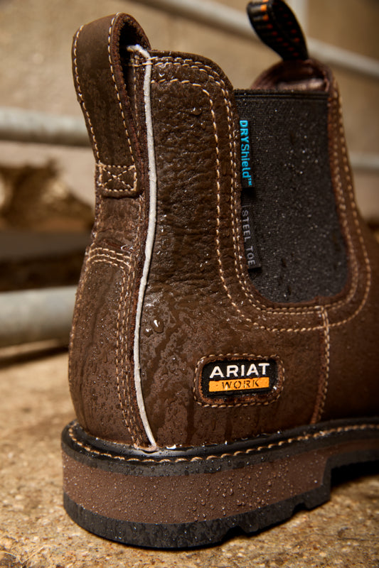 Ariat Men's Groundbreaker Chelsea Waterproof Steel Toe Work Boot