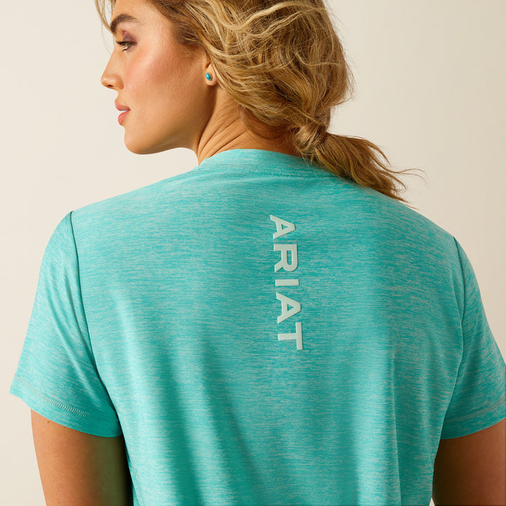 Ariat Women's Laguna Logo T-Shirt - Blue Turquoise