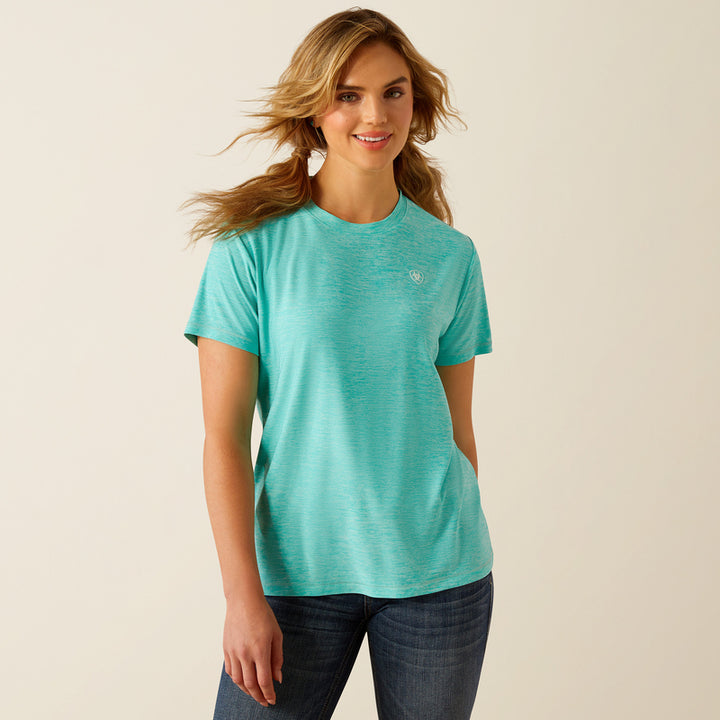 Ariat Women's Laguna Logo T-Shirt - Blue Turquoise