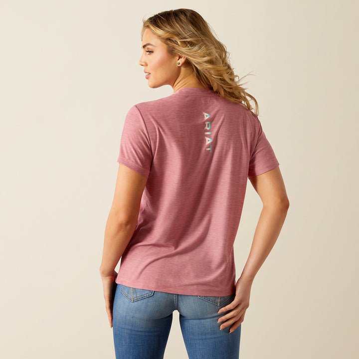Ariat Women's Laguna Logo T-Shirt - Rose Wine