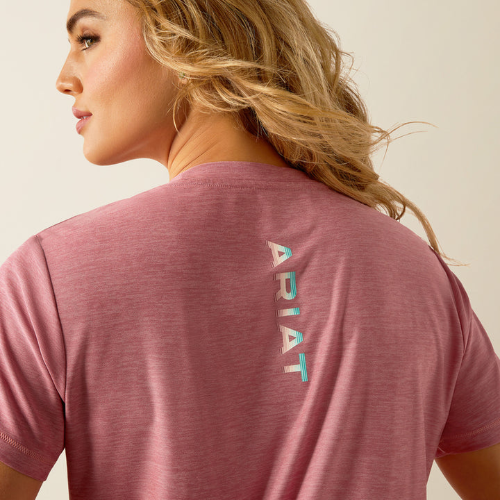 Ariat Women's Laguna Logo T-Shirt - Rose Wine