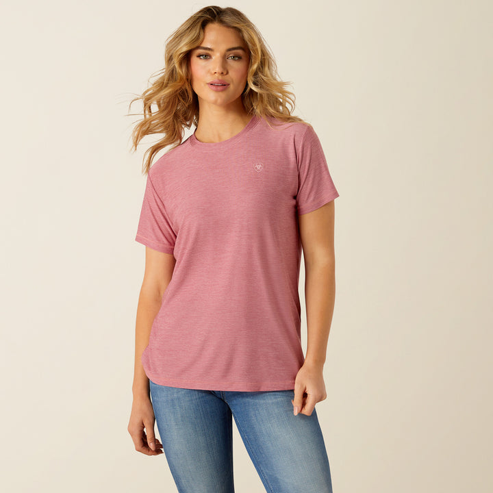 Ariat Women's Laguna Logo T-Shirt - Rose Wine