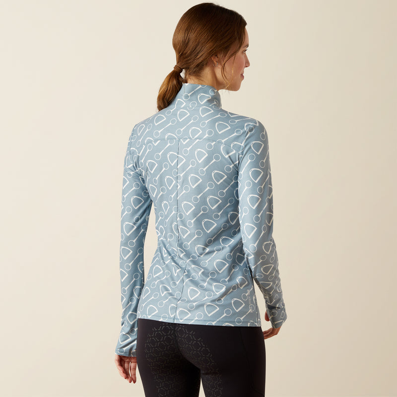 Ariat's Women's Lowell 3.0 1/4 Zip Baselayer - Hardware Print
