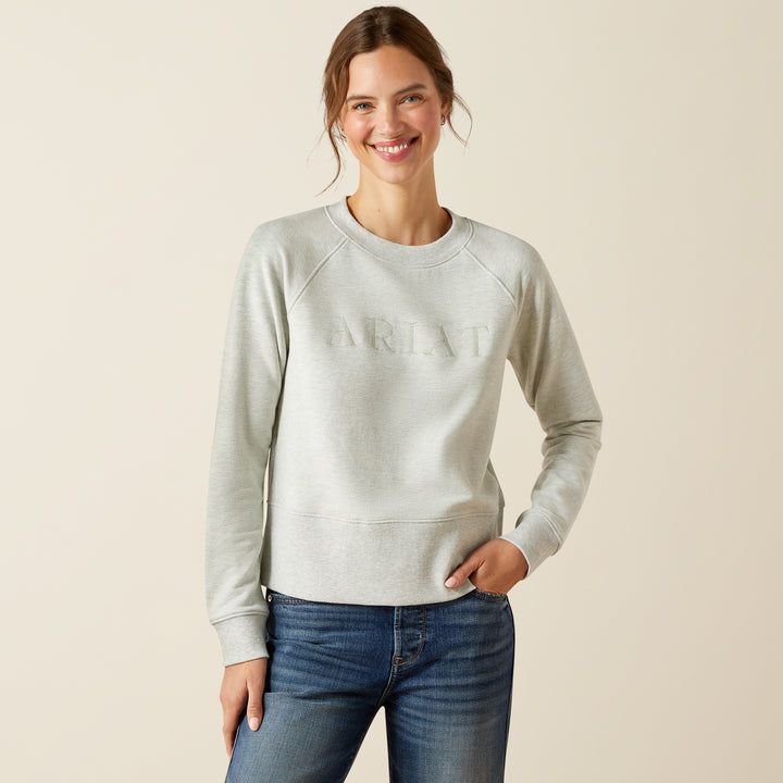 Ariat Women's Martine Sweatshirt - Heather Grey