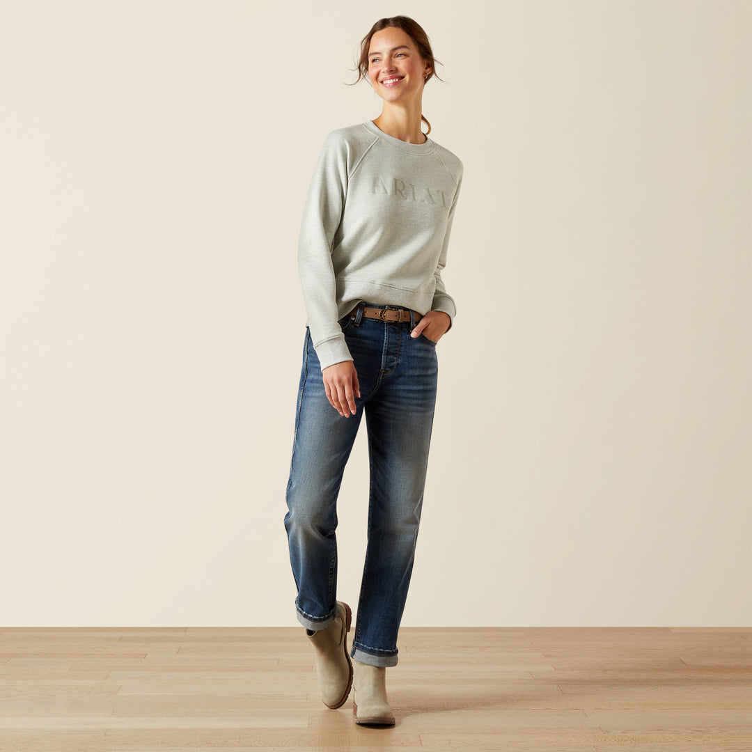 Ariat Women's Martine Sweatshirt - Heather Grey