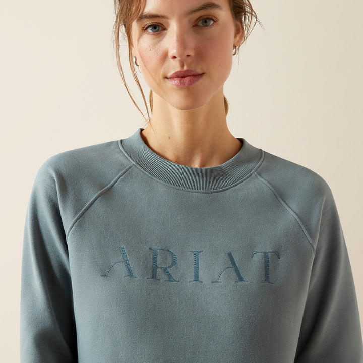 Ariat Women's Martine Sweatshirt - Steel Sage