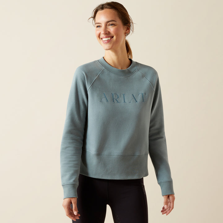 Ariat Women's Martine Sweatshirt - Steel Sage