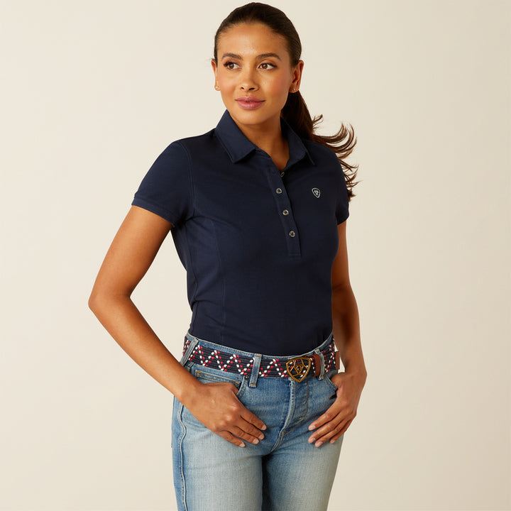 Ariat Women's Prix 3.0 Polo Navy Eclipse