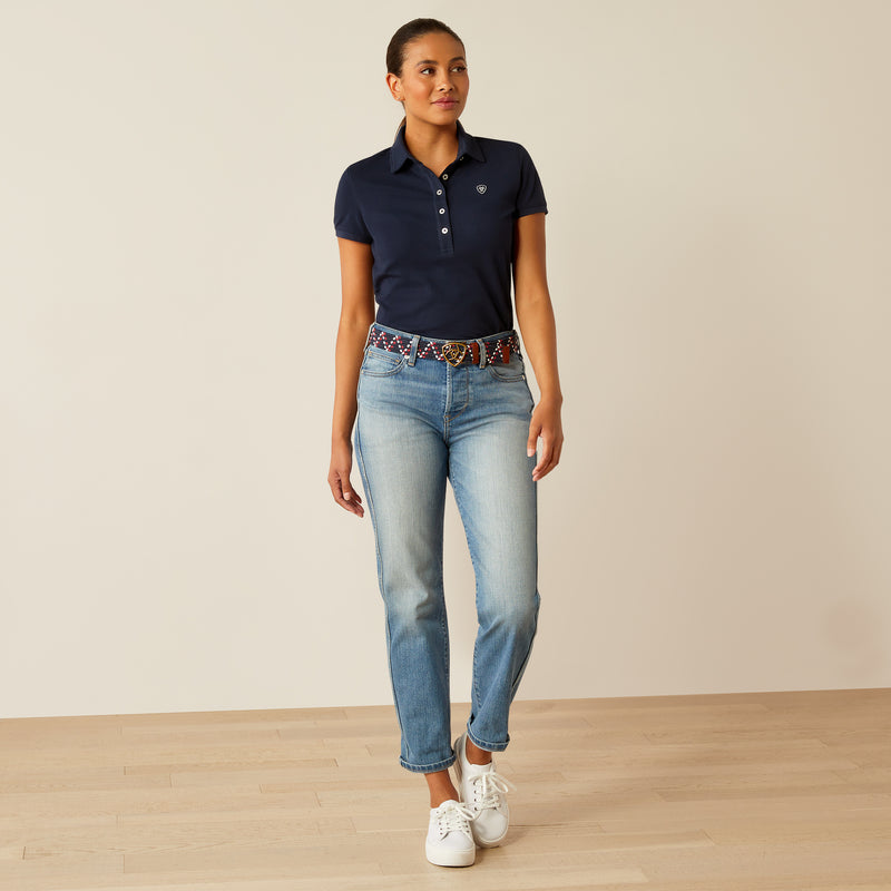 Ariat Women's Prix 3.0 Polo Navy Eclipse