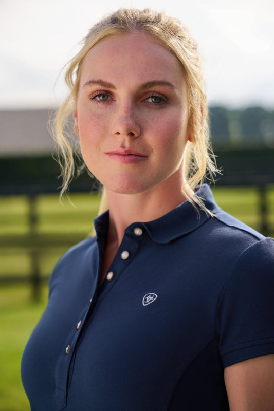 Ariat Women's Prix 3.0 Polo Navy Eclipse