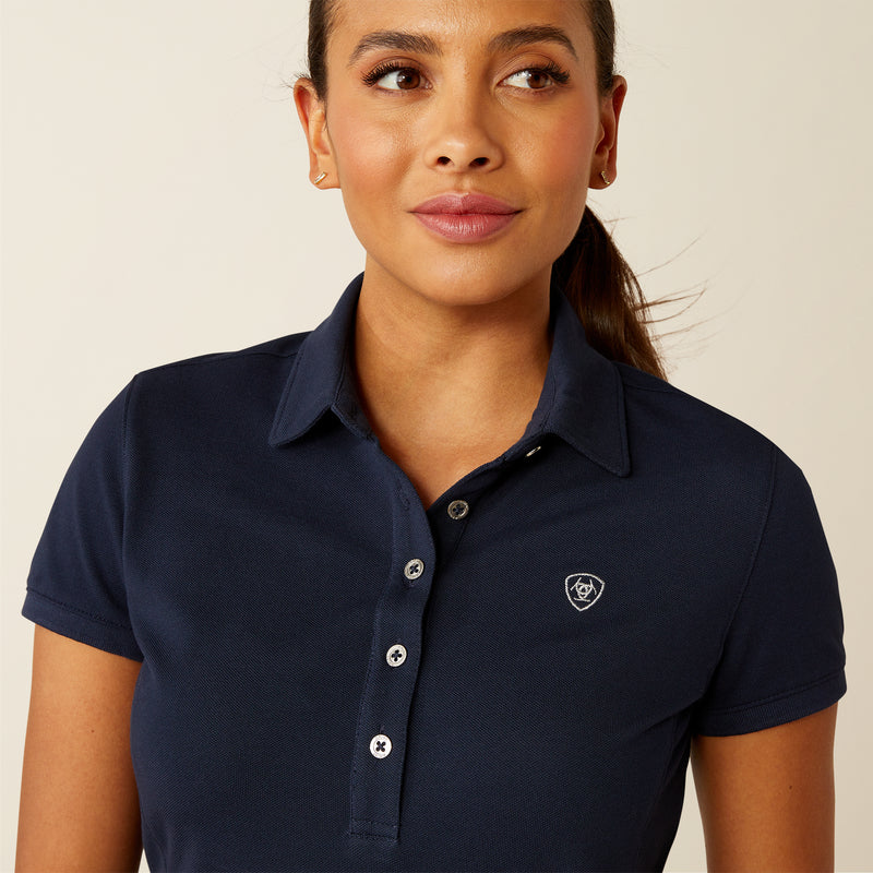 Ariat Women's Prix Polo Shirt in Navy