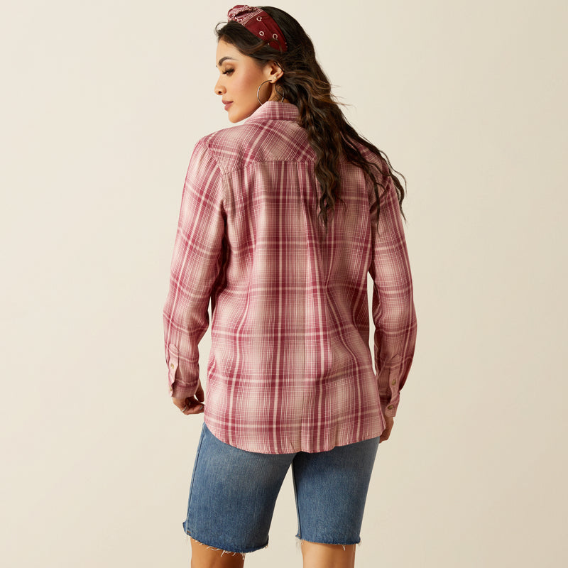 Ariat Women's Billy Jean Western Shirt Delilah Plaid