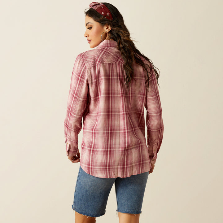 Ariat Women's Billy Jean Western Shirt Delilah Plaid