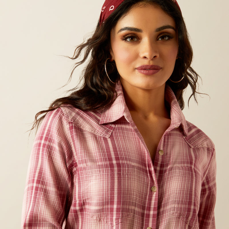 Ariat Women's Billy Jean Western Shirt Delilah Plaid
