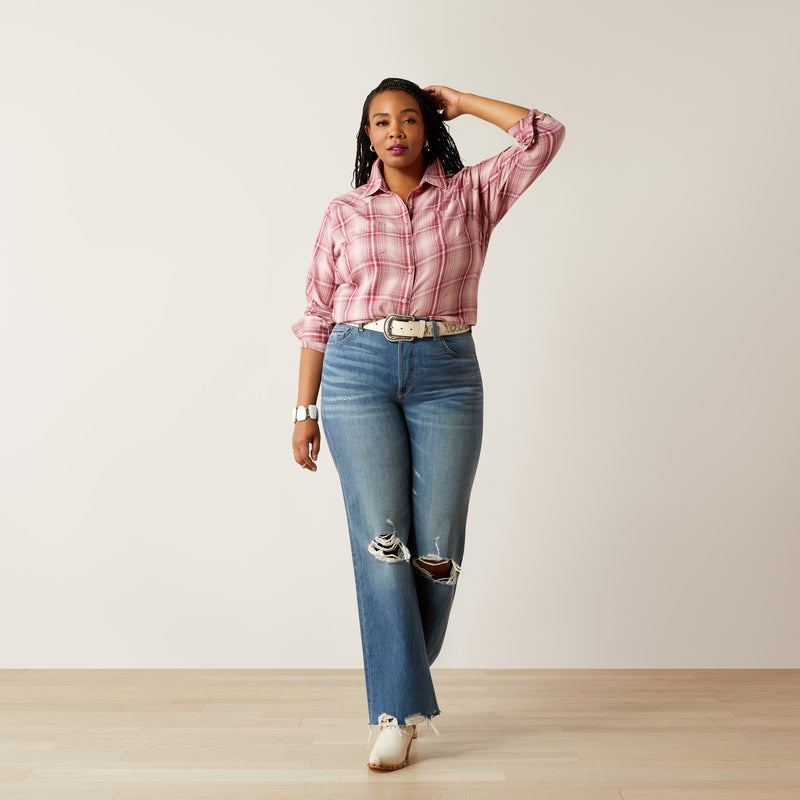 Ariat Women's Billy Jean Western Shirt Delilah Plaid