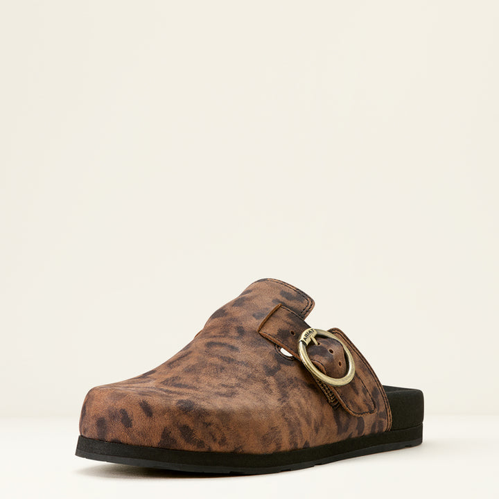 Ariat Women's Country Mule in Leopard Suede