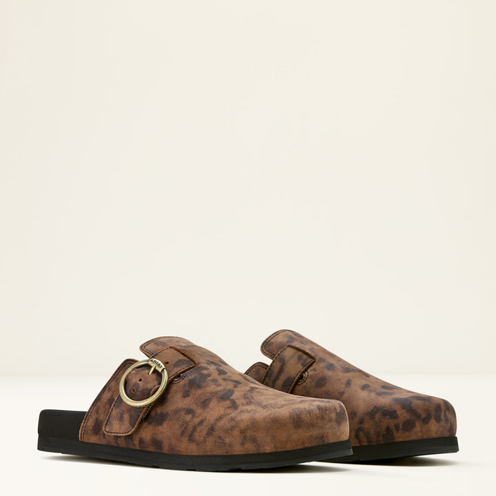 Ariat Women's Country Mule in Leopard Suede