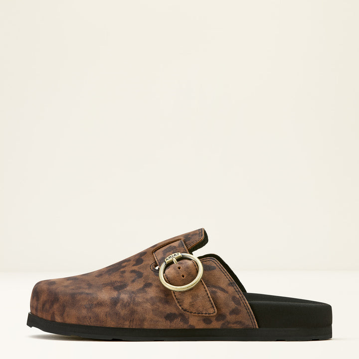 Ariat Women's Country Mule in Leopard Suede