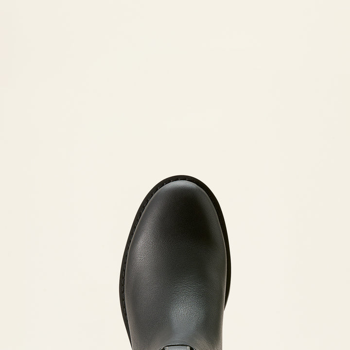 Ariat Women's Wexford Lug Waterproof Leather Chelsea Boot Jet Black