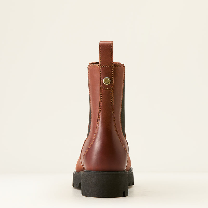 Ariat Women's Wexford Lug Waterproof Leather Chelsea Boot Rockwood