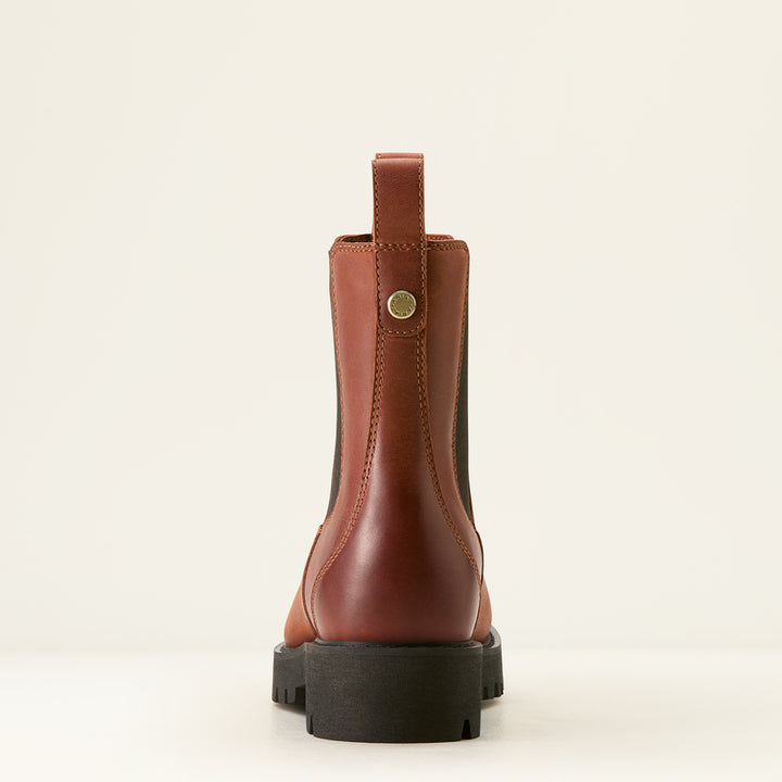 Ariat Women's Wexford Lug Waterproof Leather Chelsea Boot Rockwood