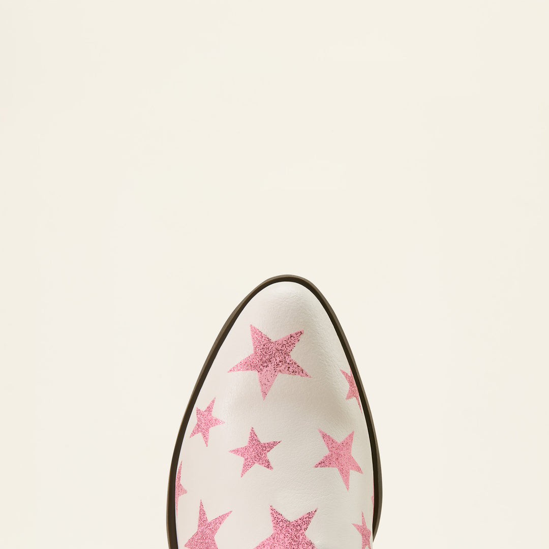 Ariat Junior Palmer R Toe Western Boot Starlight Blush