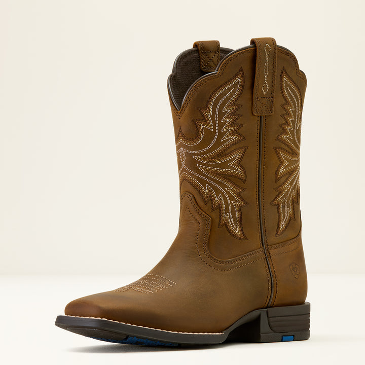 Ariat Junior Westwood Wide Square Toe Western Boot