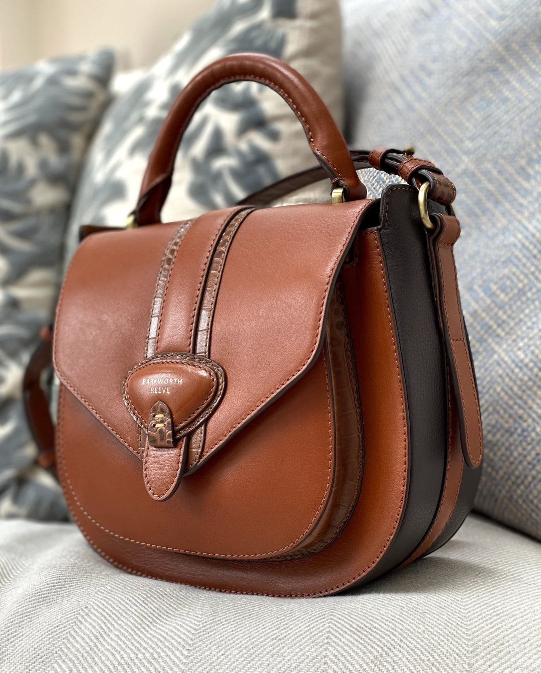 Barkworth Reeve Belton Saddle Bag Tan