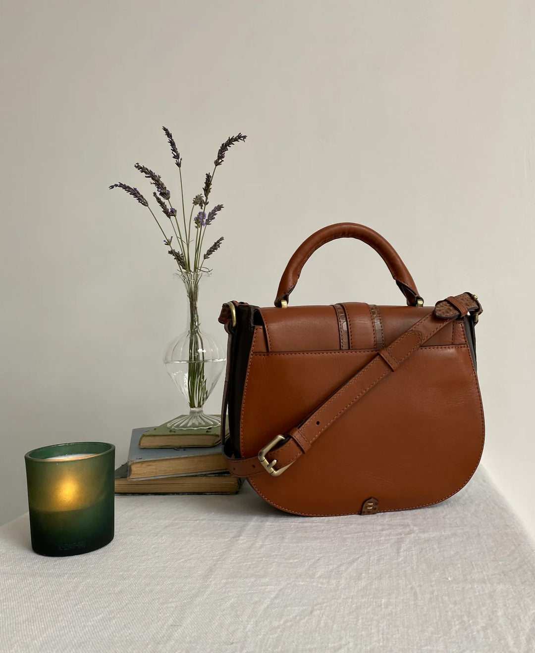 Barkworth Reeve Belton Saddle Bag Tan