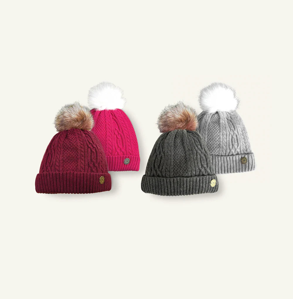 Barkworth Reeve Cadeby Cashmere Bobble Hat