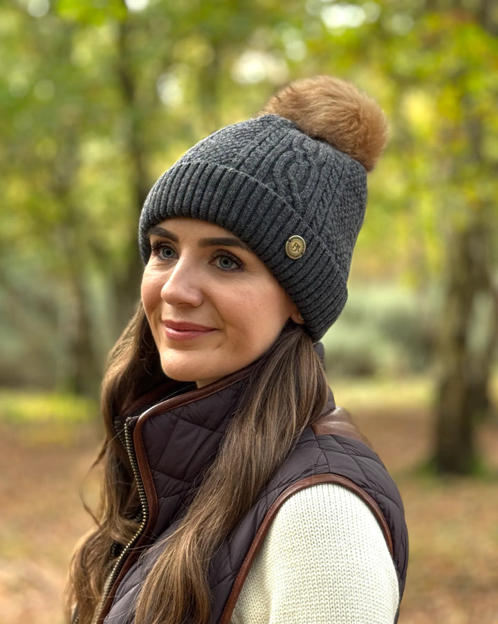 Barkworth Reeve Cadeby Cashmere Bobble Hat