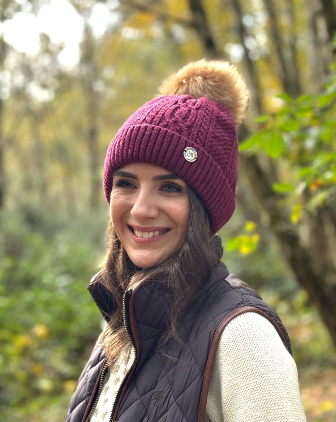 Barkworth Reeve Cadeby Cashmere Bobble Hat