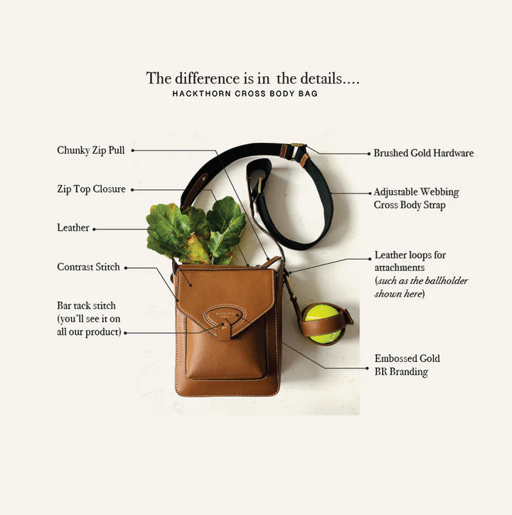 Barkworth Reeve Hackthorn Crossbody Leather Bag