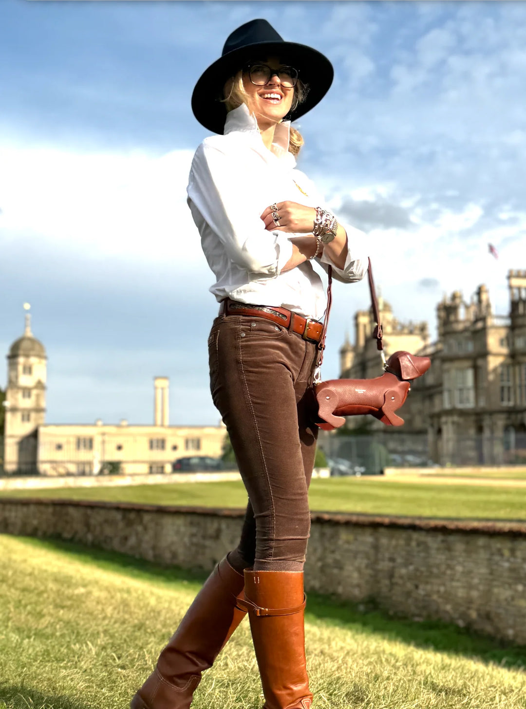 Barkworth Reeve Hugo The Sausage Dog Bag Conker